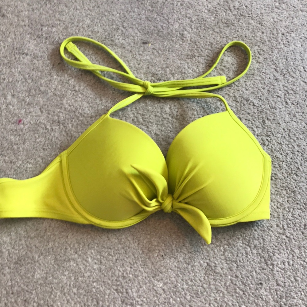 Aerie lined neon bathing suit top